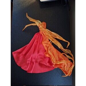 Dancing Fire Barbie Essence of Nature Collectibles  Doll Dress Gown ONLY